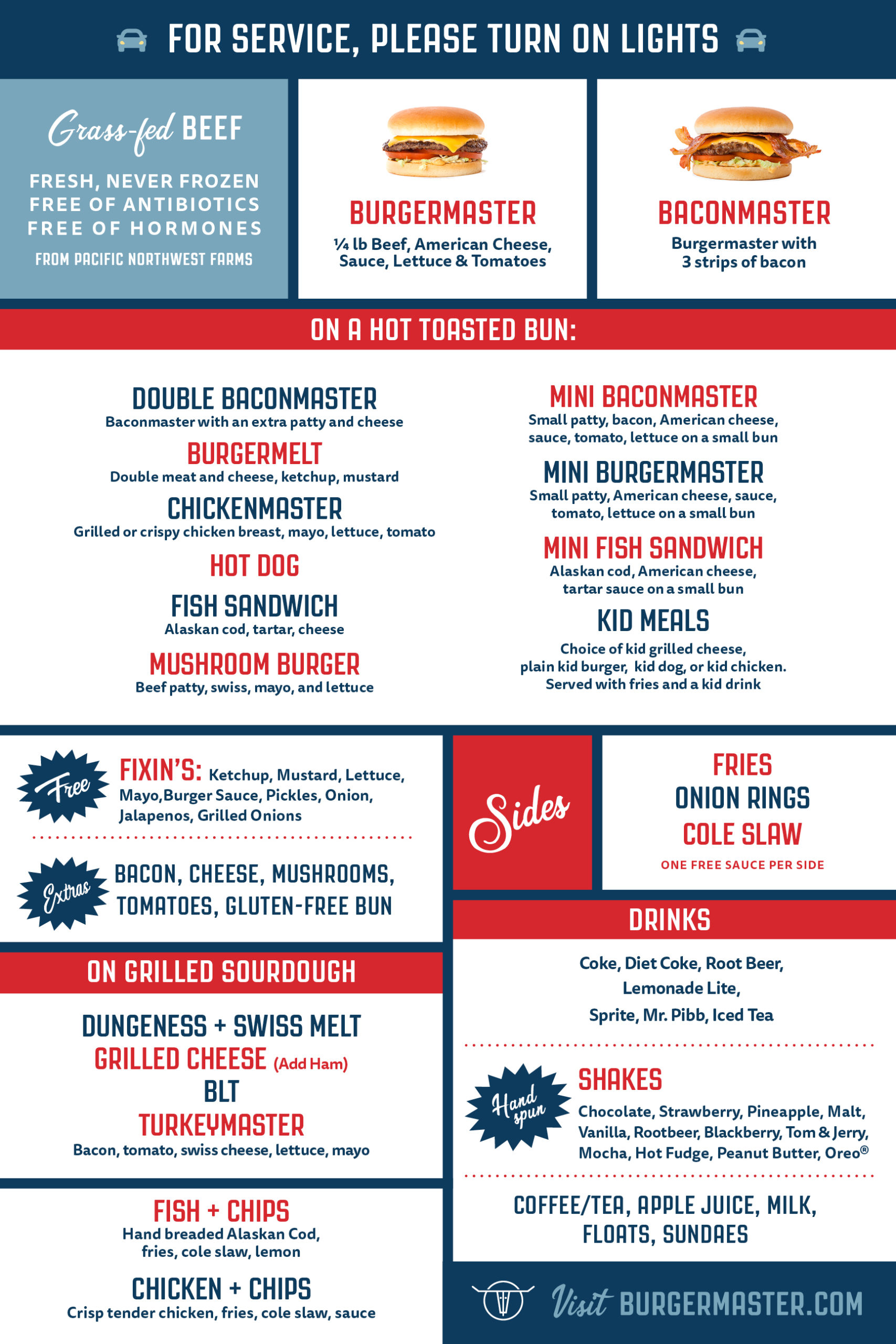 Aurora Menu Burgermaster