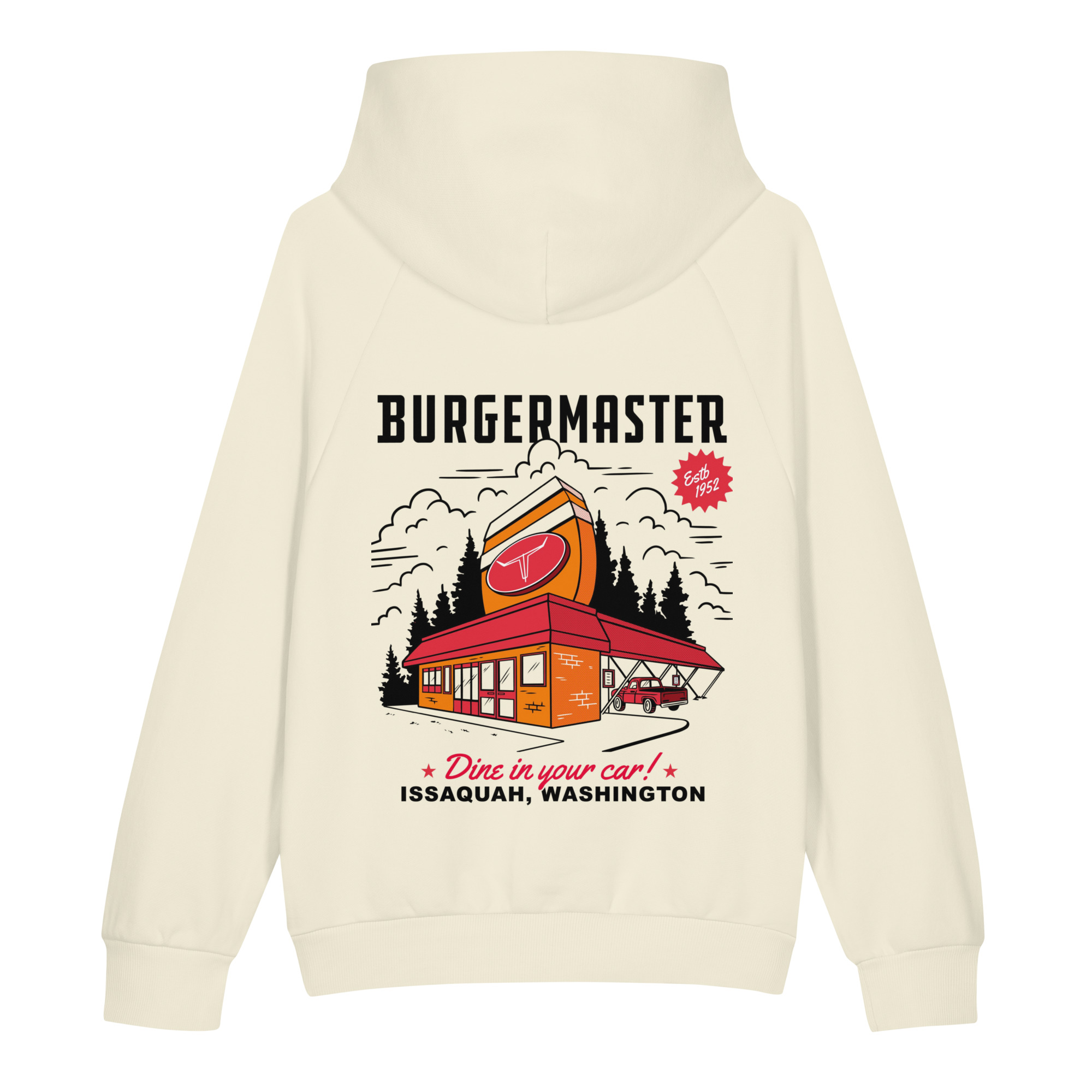 Issaquah Hoodie – Heavy Weight- Off White