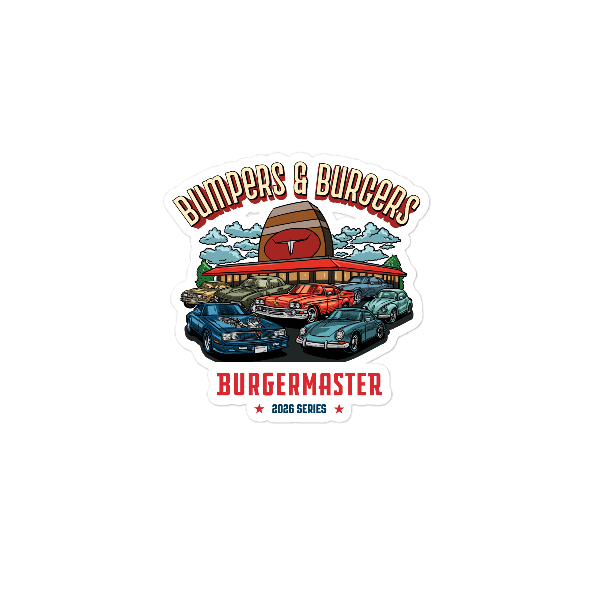 Bumpers and Burgers 2026 Die-cut sticker - Image 3